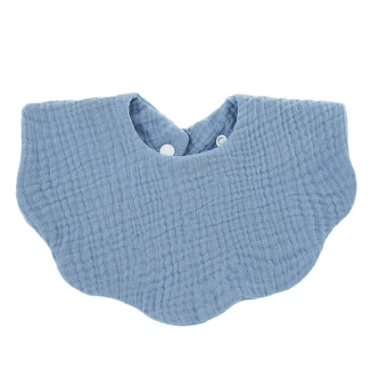 Baberos suaves de algodón para bebé, babero infantil de Color sólido, paños para eructar para recién nacidos, bufanda Bandana para niños y niñas, toalla para alimentar Saliva, 1 Uds.