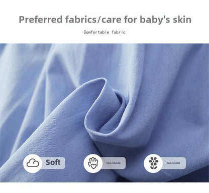 Vestido de Verano 2025 para Niña – Bordado Azul Cielo, Estilo Princesa con Mangas Cortas Abullonadas