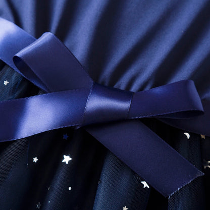 Vestido para niña pequeña, nuevo vestido de verano para niño pequeño, vestidos con tutú de malla para bebé, vestido de fiesta de cumpleaños con lazo de lentejuelas, ropa para niña pequeña