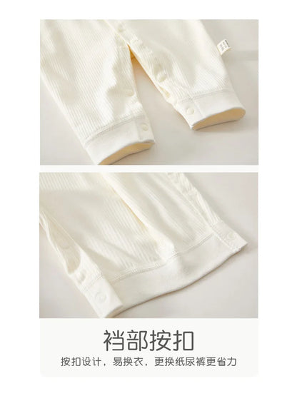 AYNIGIELL Mono para bebé, ropa de dormir de primavera y otoño, ropa de algodón puro para recién nacidos de 0 a 18 meses, mono para niños y niñas