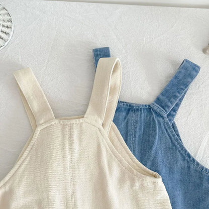 Traje de ropa para niños, conjunto de ropa para niñas pequeñas, camisa bordada de manga larga + mono vaquero, traje de ropa de otoño y primavera