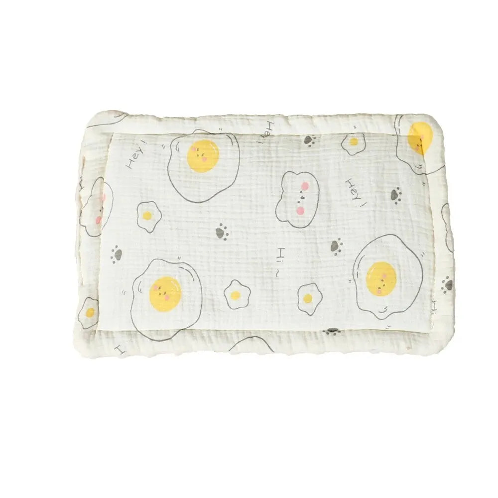 Almohadillas para recién nacido, almohada Universal de algodón transpirable, absorción del sudor, 0 a 6 meses