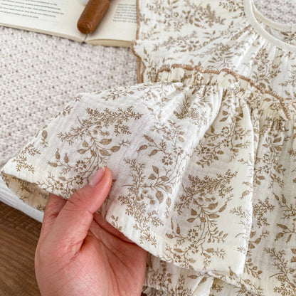 Pelele de verano para bebé, mono infantil, informal, Floral, Mangas de casquillo, 0 a 2 años