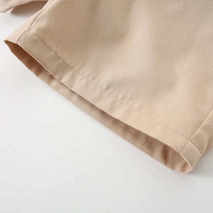 Pudcoco, trajes de caballero para niños pequeños, camiseta de manga corta, pantalones con pechera, pantalones cortos, pajarita, conjunto de 3 uds de verano 1-5T
