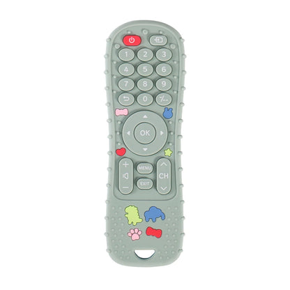 1 juguetes de silicona para bebés, juguete mordedor con forma de Control remoto de TV, sin BPA, juguete para masticar durante la dentición, accesorios sensoriales para bebés