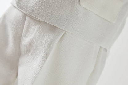 Trajes blancos para niños, vestido Formal de fiesta de bautismo a la moda, chaleco, chal, pantalones cortos, sombrero, conjuntos de 4 Uds., conjunto de ropa de Boutique de cumpleaños para niños
