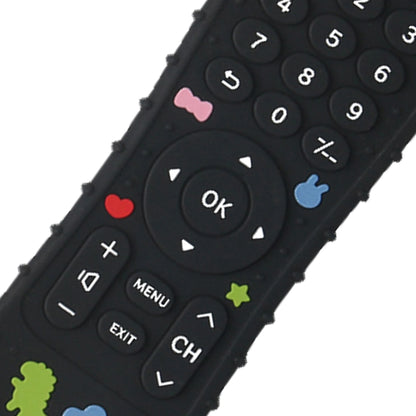 1 juguetes de silicona para bebés, juguete mordedor con forma de Control remoto de TV, sin BPA, juguete para masticar durante la dentición, accesorios sensoriales para bebés