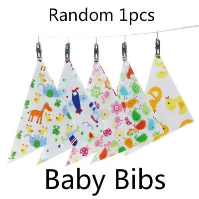 Baberos impermeables de animales de dibujos animados para bebés, babero de manga larga, delantal de alimentación, colorido, lindo