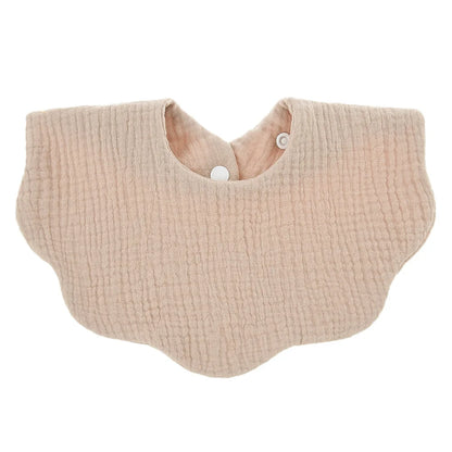 Baberos suaves de algodón para bebé, babero infantil de Color sólido, paños para eructar para recién nacidos, bufanda Bandana para niños y niñas, toalla para alimentar Saliva, 1 Uds.