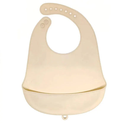 Baberos de silicona para comer para bebés, Baberos para bebés fáciles de limpiar, toalla babeante, Baberos impermeables de silicona para niños