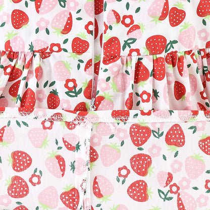 Vestido de verano para niña pequeña, versión coreana vestido Floral, elegante, algodón, pajarita, sombrero incluido