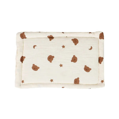 Almohadillas para recién nacido, almohada Universal de algodón transpirable, absorción del sudor, 0 a 6 meses