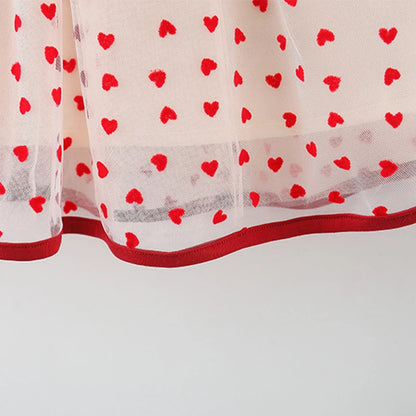 (0-3 años) Vestido de princesa con mangas voladoras y lazo para niña de verano, vestido de cumpleaños de Little Love de Edición coreana