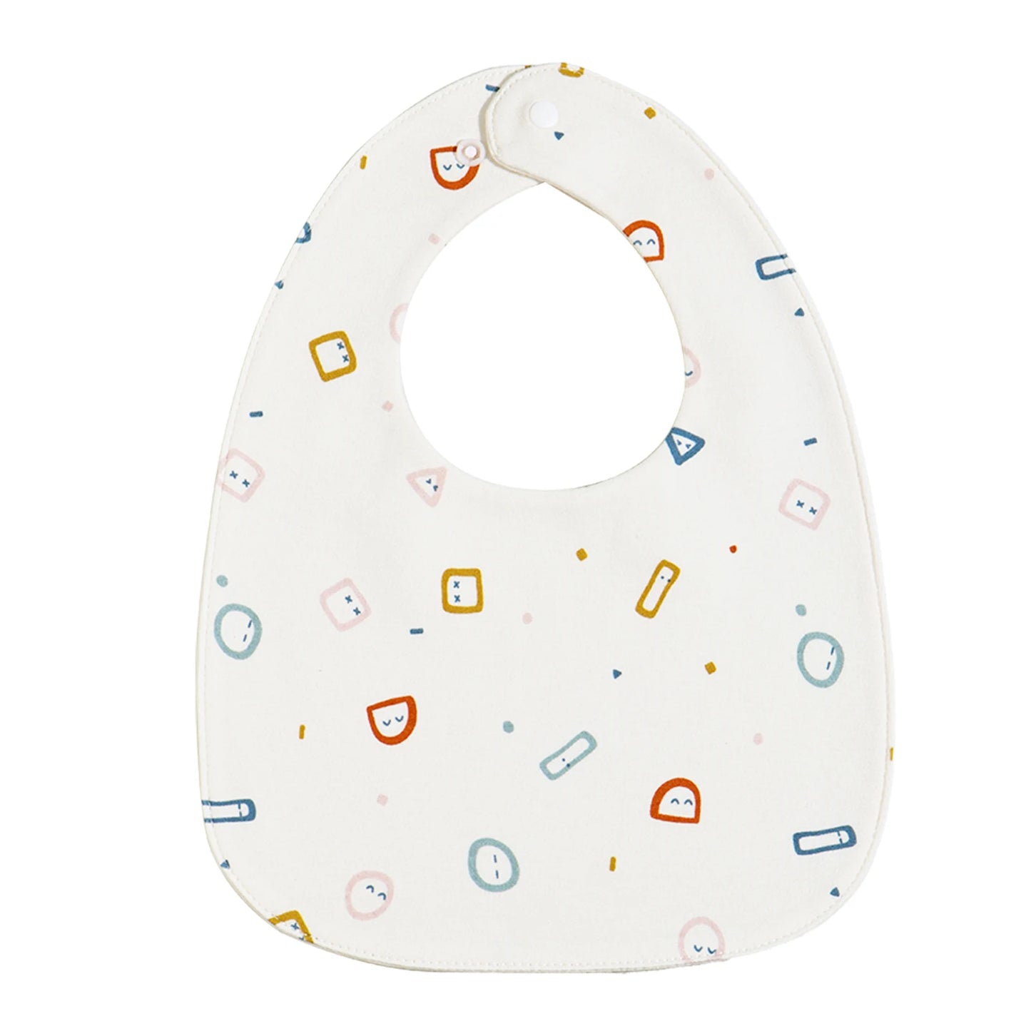 Baberos INSULAR de 3 capas para bebé, paños para eructar, Baberos de algodón suave, babero ajustable en forma de U, Baberos de alimentación para recién nacidos, bolsa de arroz para Saliva