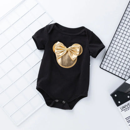 Conjunto de 4 piezas de verano sin género para bebé de 0 a 1 año, trajes transpirables para niñas recién nacidas, conjunto de moda para niños