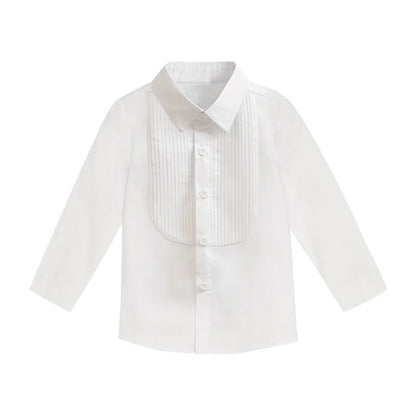 Trajes blancos para niños, vestido Formal de fiesta de bautismo a la moda, chaleco, chal, pantalones cortos, sombrero, conjuntos de 4 Uds., conjunto de ropa de Boutique de cumpleaños para niños