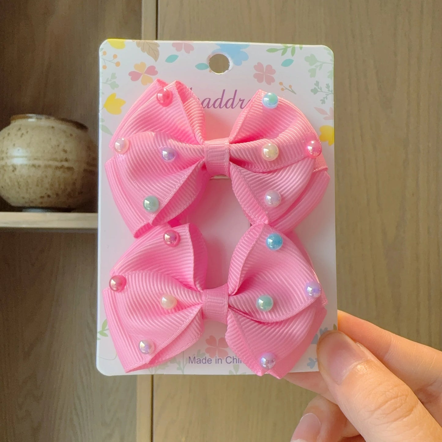2 uds. De lazos para el pelo lisos para bebé, pinzas para el pelo, horquilla con lazo para niña, pasadores con lazo, accesorios para el cabello para niños
