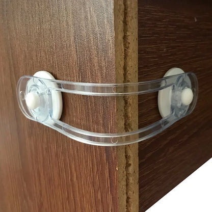 5 uds nuevos niños multifuncional seguridad transparente Anti-apertura cinturón suave cerradura de seguridad cerradura de cajón de bebé cerradura de refrigerador