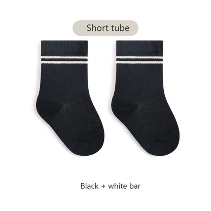 Calcetines de tubo largo para bebé, calcetines transpirables de verano para niños, medias de algodón suave para bebé, calcetines para bebés