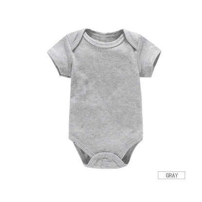 Ropa de bebé, Body para niño/niña, ropa de verano, pelele de Color sólido, mono de algodón suave para recién nacidos, novedad de 2024
