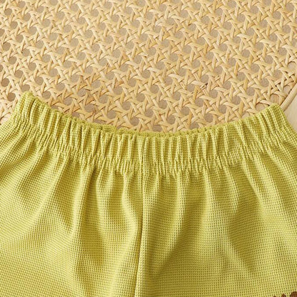 Camiseta y pantalones cortos de estilo coreano para niños de 1 a 12 años, conjuntos de ropa de 2 piezas, traje deportivo informal de verano con Oso de dibujos animados, a la moda