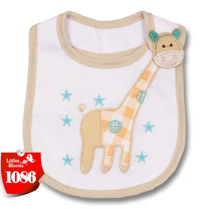 [Littles & Bloomz] Baberos de alimentación para bebé, niña y niño, delantal impermeable, toalla de dibujos animados, baberos para cena para niños pequeños, pañuelos, paños para eructar