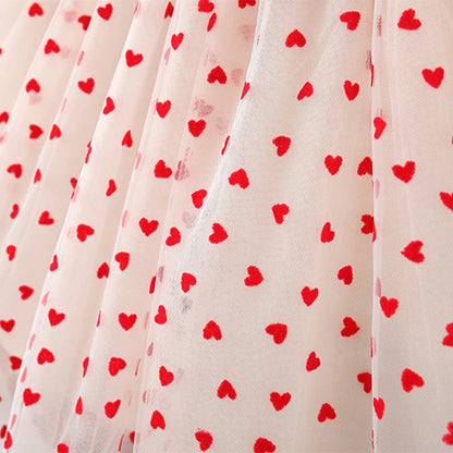 (0-3 años) Vestido de princesa con mangas voladoras y lazo para niña de verano, vestido de cumpleaños de Little Love de Edición coreana