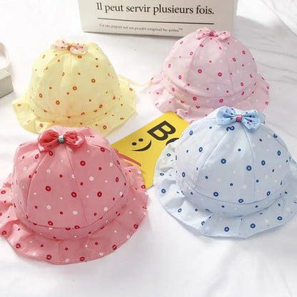 Gorra de pescador con estampado para bebé, gorro de algodón fino con protección solar, ideal para exteriores, de 0 a 1 año