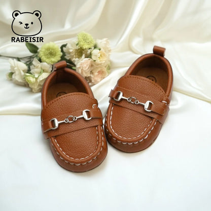 Zapatos mocasines informales sin cordones para bebés, zapatos planos antideslizantes ligeros y cómodos para caminar en interiores y exteriores, primavera