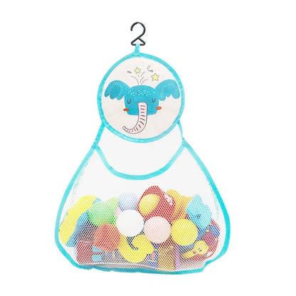 Organizador de juguetes de baño para bebé, Animal de dinosaurio, almacenamiento ordenado para niños, succión, baño, bañera, muñeca, bolsa colgante, cesta, bolsa de malla, juguetes acuáticos
