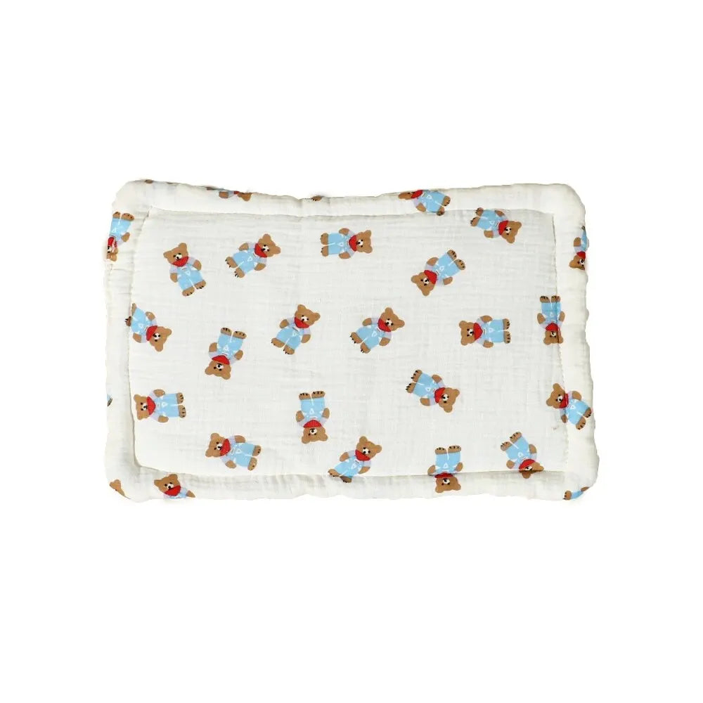 Almohadillas para recién nacido, almohada Universal de algodón transpirable, absorción del sudor, 0 a 6 meses