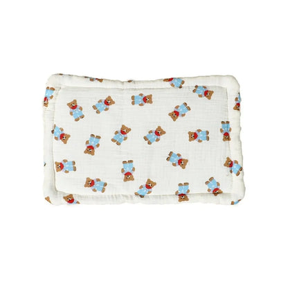 Almohadillas para recién nacido, almohada Universal de algodón transpirable, absorción del sudor, 0 a 6 meses