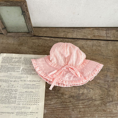 Baby Solid Color Sun Protection Fashion Hats-7